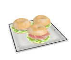 Bagel Sandwich - Cooking Mama: Let's Cook!