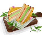 Clubhouse Sandwich - Cooking Mama: Let's Cook!