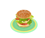 Teriyaki Chicken Burger - Cooking Mama 5: Bon Appetit!