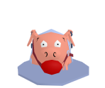Pig on Table - The Simpsons Game