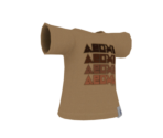 Tan Retro Tee - Splatoon 3