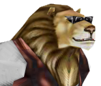 Rocker Lion (Old) - Sammy the Suricate in Lion Land