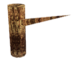 Tree Trunk with Branch - Sammy the Suricate in Lion Land