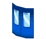 Blue Rounded Door 2 - Pokémon Black 2 / White 2