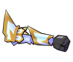 Dmgd. Nemesis Left Arm - LBX: Little Battlers eXperience