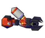 Flame Claws Left Arm Weapon - LBX: Little Battlers eXperience