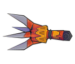 Crimson Claws Right Arm Weapon - LBX: Little Battlers eXperience