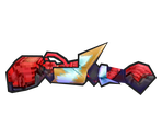 Dmgd. Nemesis Right Arm - LBX: Little Battlers eXperience