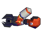 Flame Claws Right Arm Weapon - LBX: Little Battlers eXperience