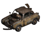 Civilian Car 4 (Destroyed) - Wolfenstein II: The New Colossus