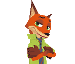 Nick Wilde (Nintendo DS-Style) - Disney / Pixar Customs