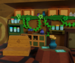 Goomba Village: Goombario's House Interior (Diorama) - Paper Mario Customs