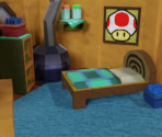 Goomba Village: Toad House Interior (Diorama) - Paper Mario Customs