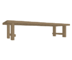 Wooden Bench (ENDAI_E) - Katamari Damacy