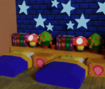 Peach's Castle: Other Bedroom (Partners in Time, Diorama) - Mario & Luigi Customs