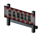 Danger Sign - Off Road Challenge