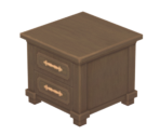 Birch Double Drawer Nightstand - Genshin Impact