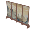 Pine Folding Screen: Billowing Sails - Genshin Impact