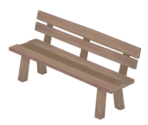 Smooth Wooden Bench - Genshin Impact