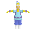 Anime Homer (Prototype) - The Simpsons Game