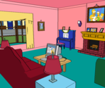 Simpsons House Interior - The Simpsons Game