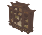 Red Cedar Scroll Shelf - Genshin Impact