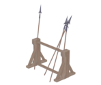 Hardwood Weapon Rack - Genshin Impact