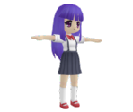 Rika Furude (School Uniform) - Higurashi Daybreak Portable MEGA EDITION