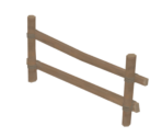 Simple Wooden Fence - Genshin Impact
