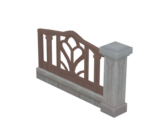 Carved Courtyard Fence - Genshin Impact