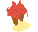 Ice Cream Cone Tree 2 - Neopets 3DVIA Games