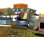 Goo Lagoon Pier - SpongeBob SquarePants: Battle for Bikini Bottom