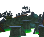Flying Dutchman's Graveyard (Low-Poly) - SpongeBob SquarePants: Battle for Bikini Bottom
