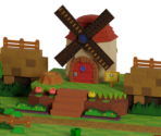 1-3 Hither Thither Hill (Diorama) - Paper Mario Customs