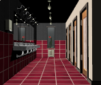 Girls Bathroom (Dormitory) - Danganronpa: Trigger Happy Havoc