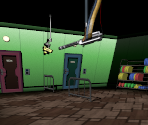 Hallway (Pool) - Danganronpa: Trigger Happy Havoc
