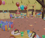 Pooh's Dream: Birthday Party Room - Piglet's Big Game