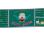 Krusty Burger Menu - The Simpsons Game