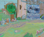 Roo's Dream: Waterfall Clearing - Piglet's Big Game