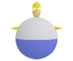 Helium Homer - The Simpsons Game