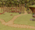 Tigger's Dream - Summer Woodland - Piglet's Big Game