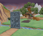 Tigger's Dream - Tigger's House Backyard - Piglet's Big Game