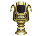 Gold Tall Slender Cup - Monster Rancher 2