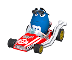Blue - M&M's Kart Racing