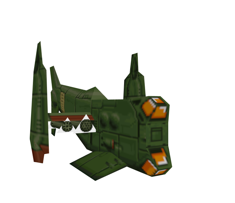 JSSDF VTOL - Neon Genesis Evangelion - Nintendo 64 - The Models Resource