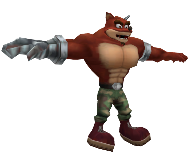 Crunch Bandicoot - Crash Tag Team Racing - Xbox - The Models Resource