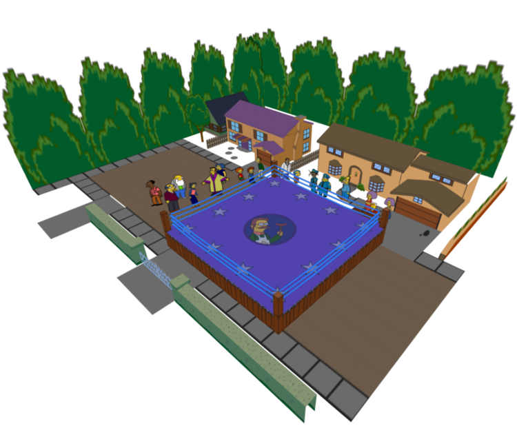 Preview in Browser - The Simpsons Wrestling