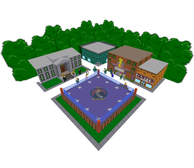 Preview in Browser - The Simpsons Wrestling